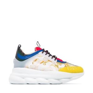 Versace Chain Reaction Panelled Sneakers